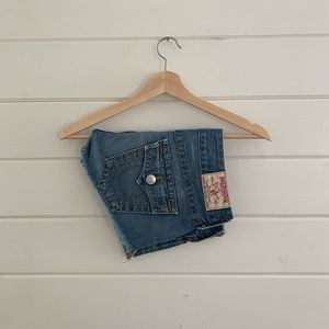 True Religion Jean Shorts